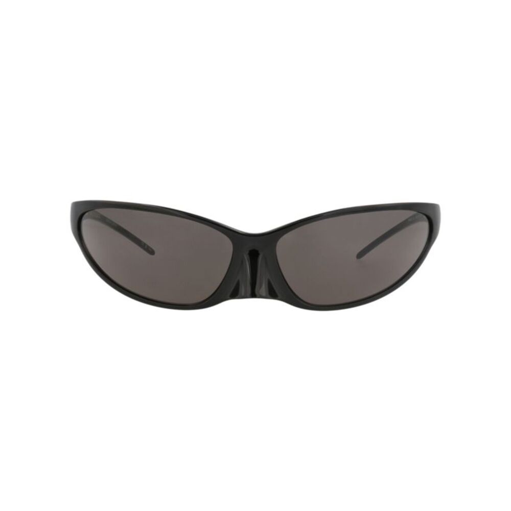 Balenciaga Shield-Frame Alluminum Sunglasses Black Unisex-Adult